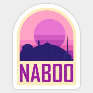 Naboo - Geometric and minimalist series Sticker